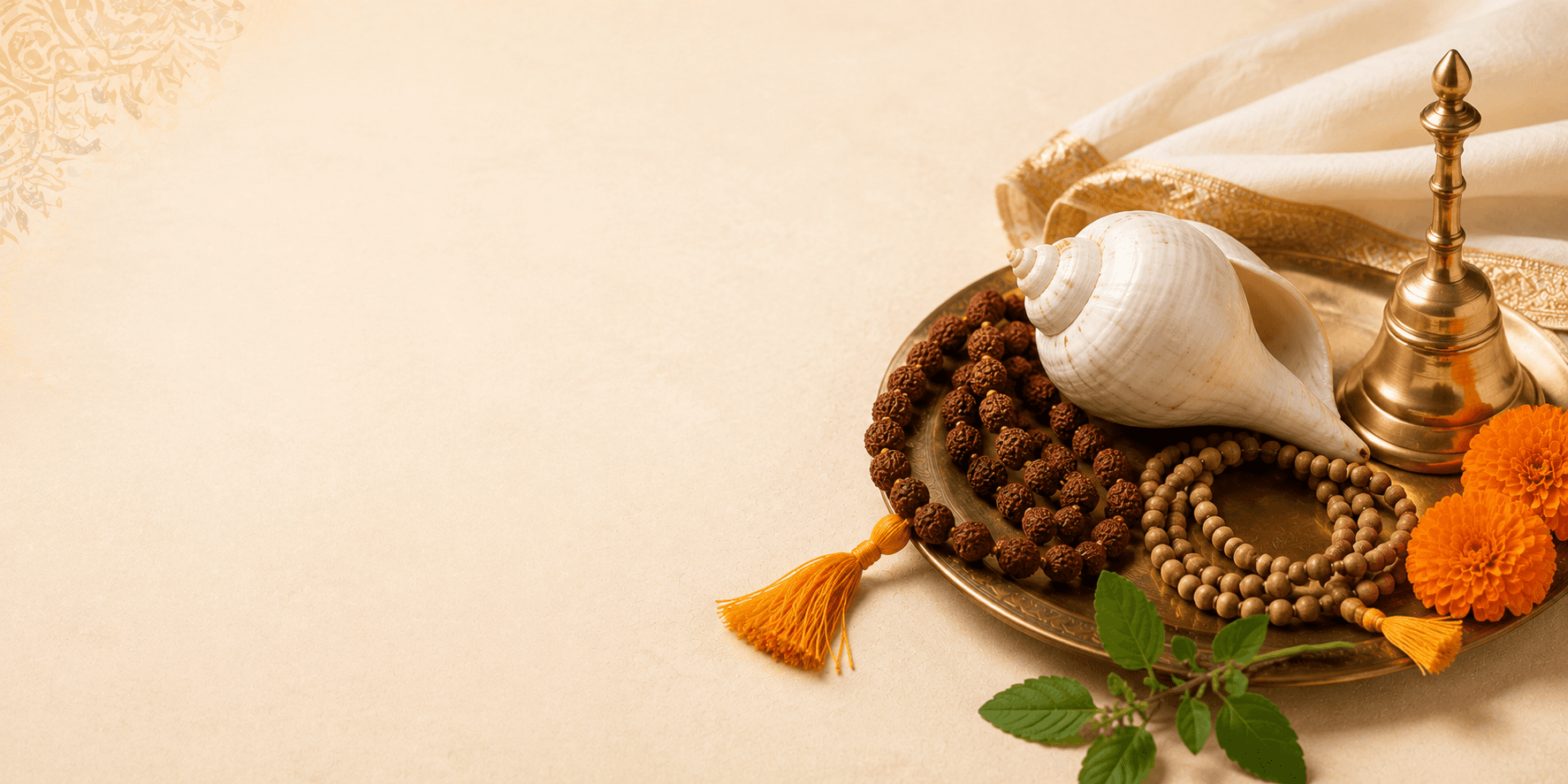 Dharmik items for puja and spiritual use